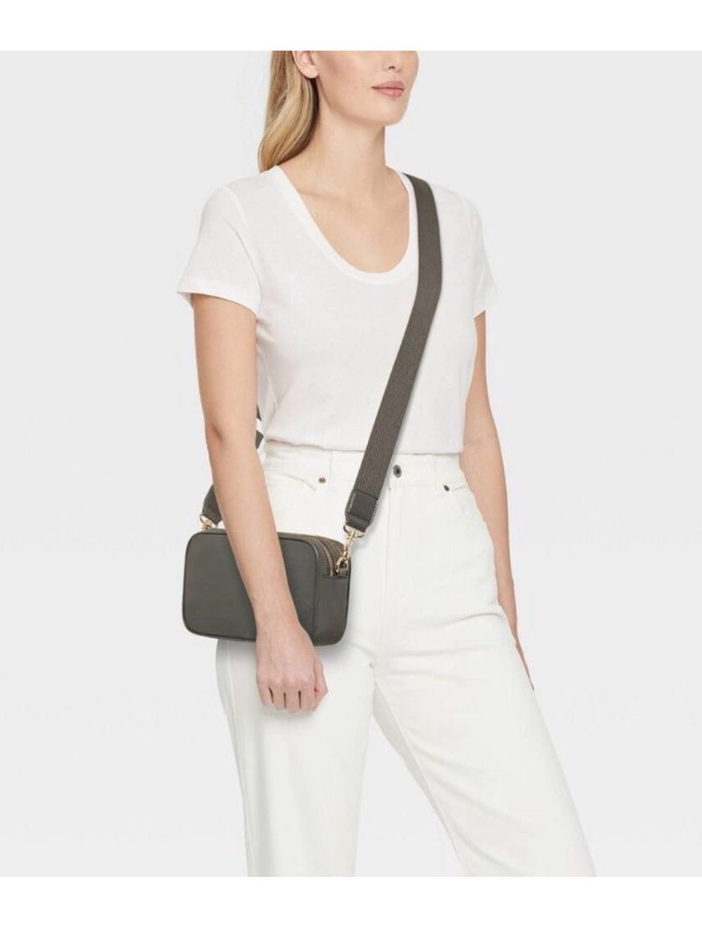 NWT Double Zip Camera Crossbody Bag - Universal Thread Green ($30)